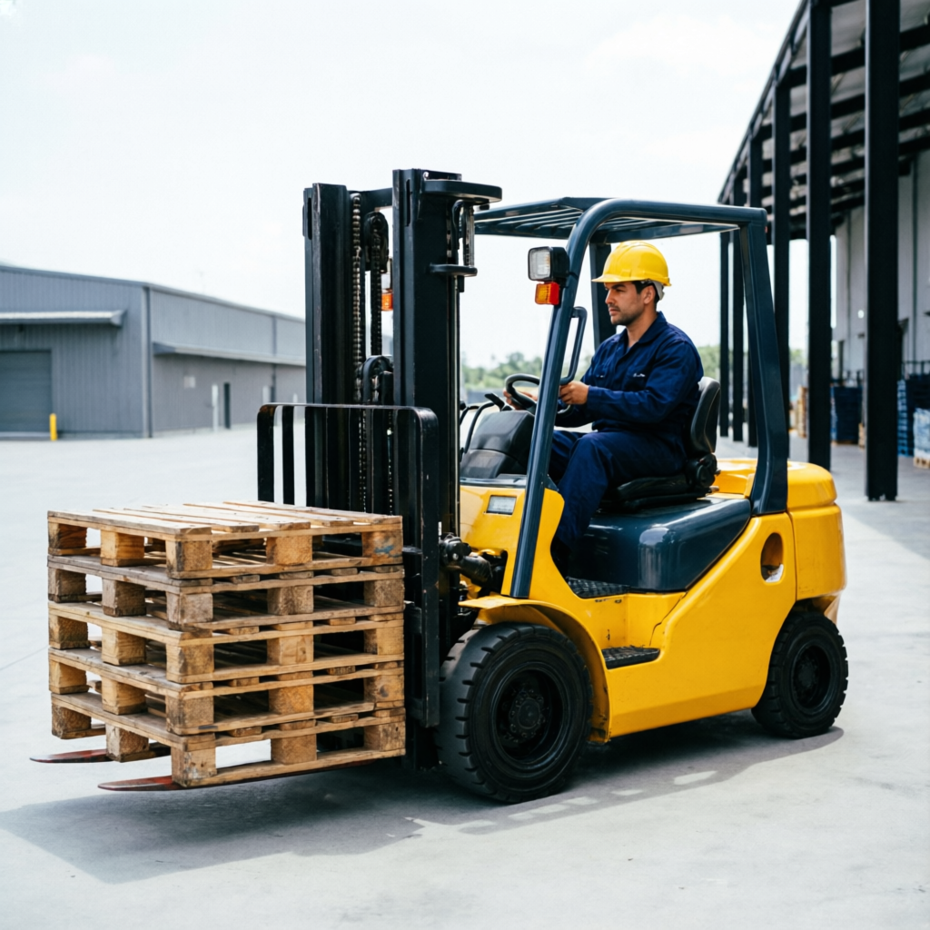Forklift operator training