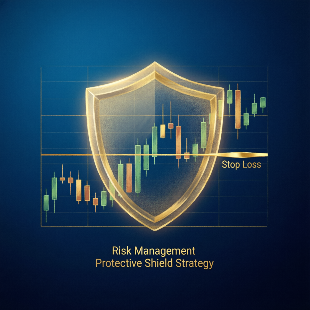 Risk management protective shield strategy for prop firm trading