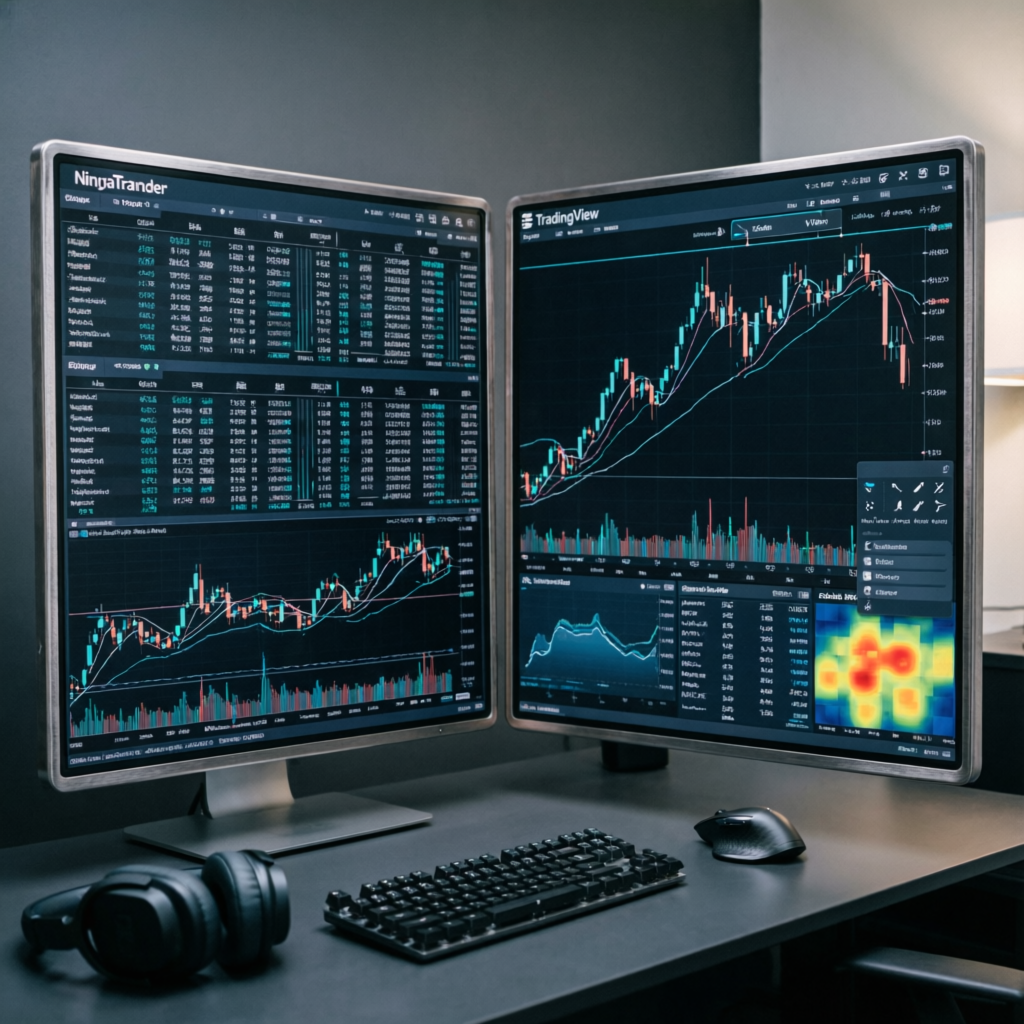 NinjaTrader and TradingView platforms for Apex Trader Funding