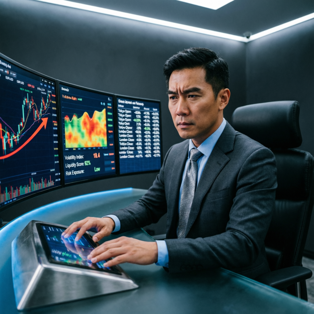 Professional fund manager analyzing Apex Trader Funding data