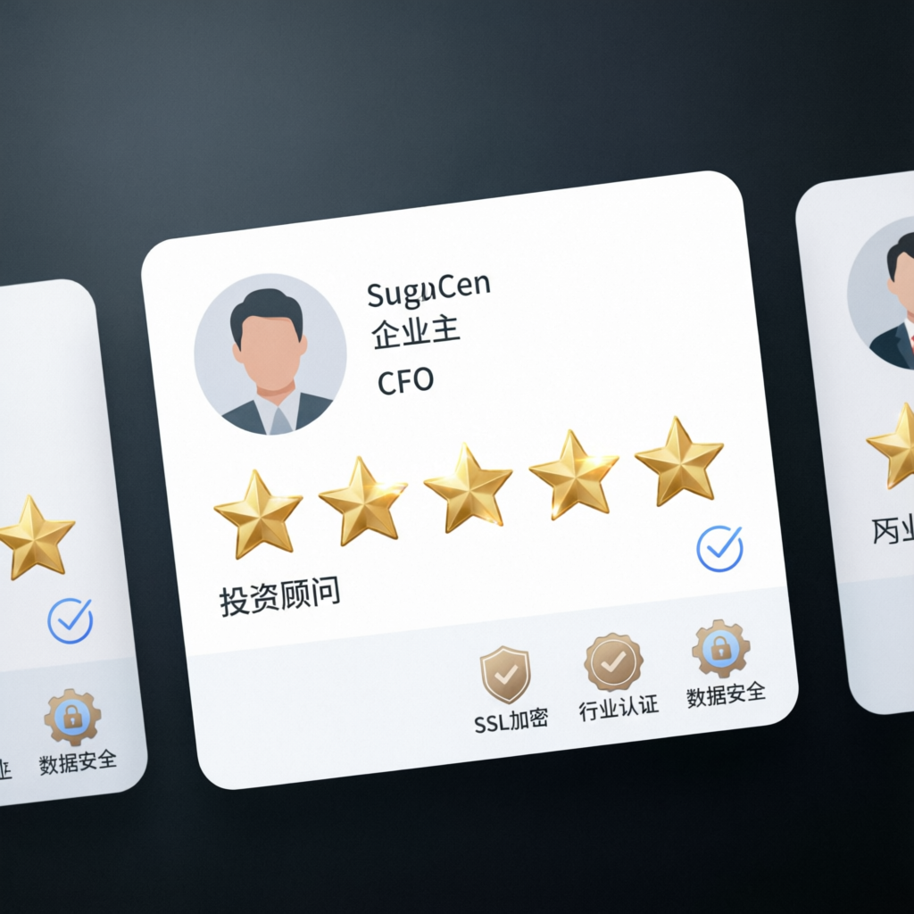 Client testimonial and 5-star review cards for PFM Capitals prop firm passing service