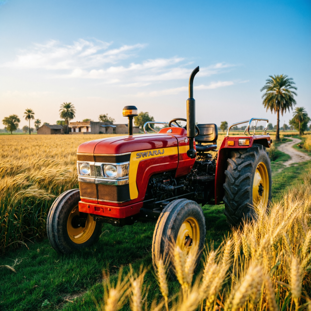 Swaraj Tractor in Basti farm field