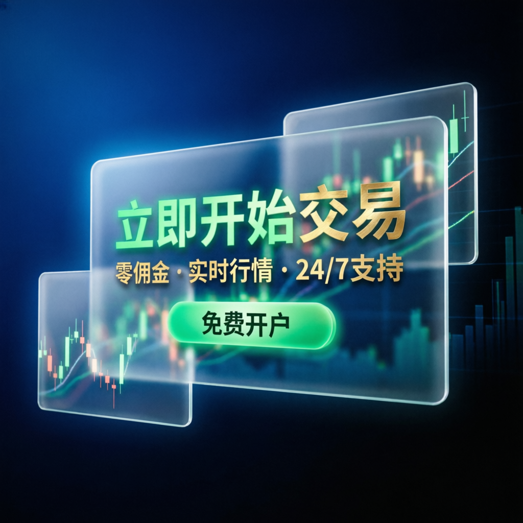 Call to action banner with trading charts background
