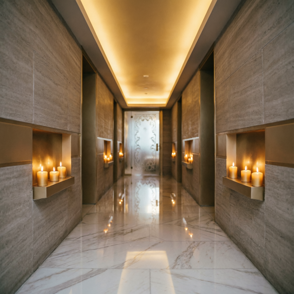 Spa corridor