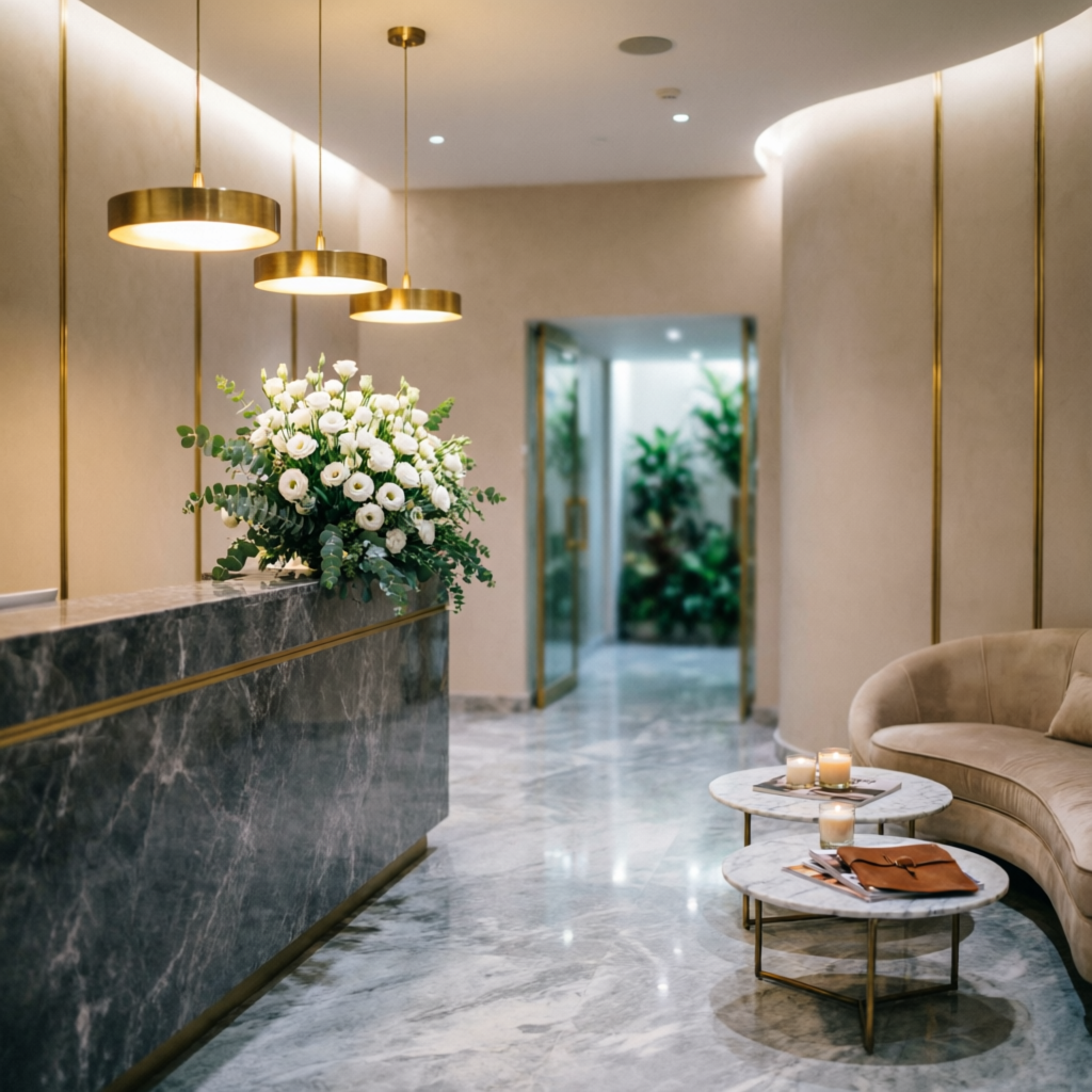 Spa reception