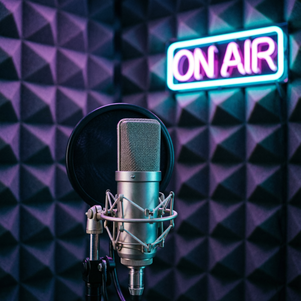 The Signal Room podcast studio