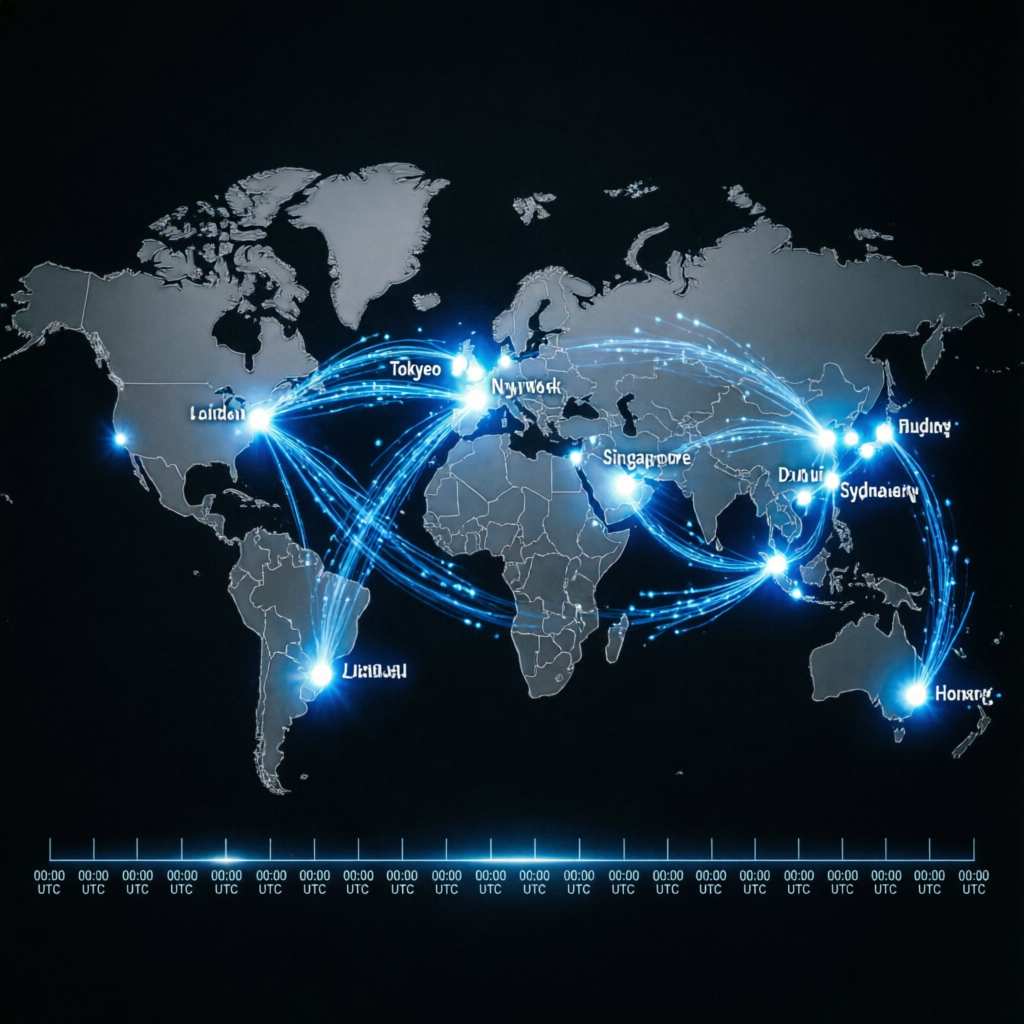 Global Forex Market 24-Hour Trading Cycle