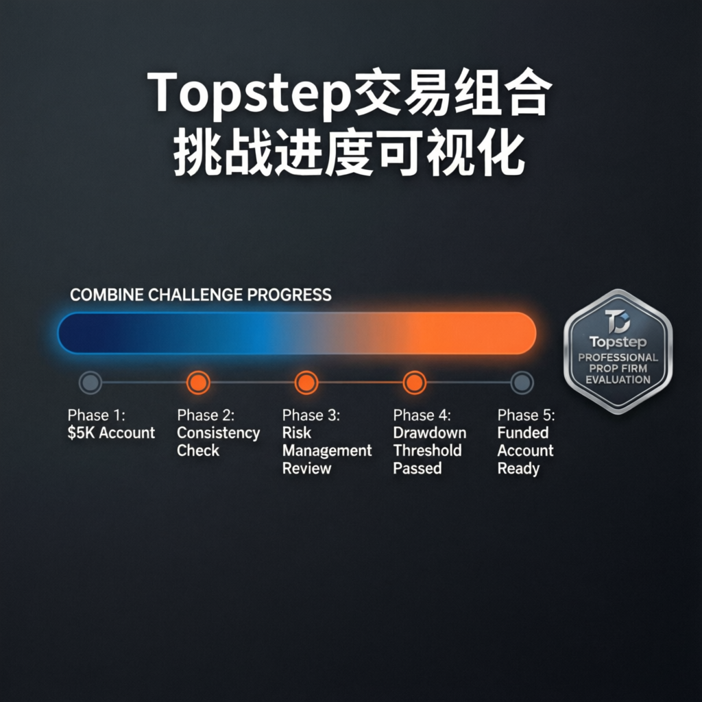 Topstep Trading Combine Challenge Progress