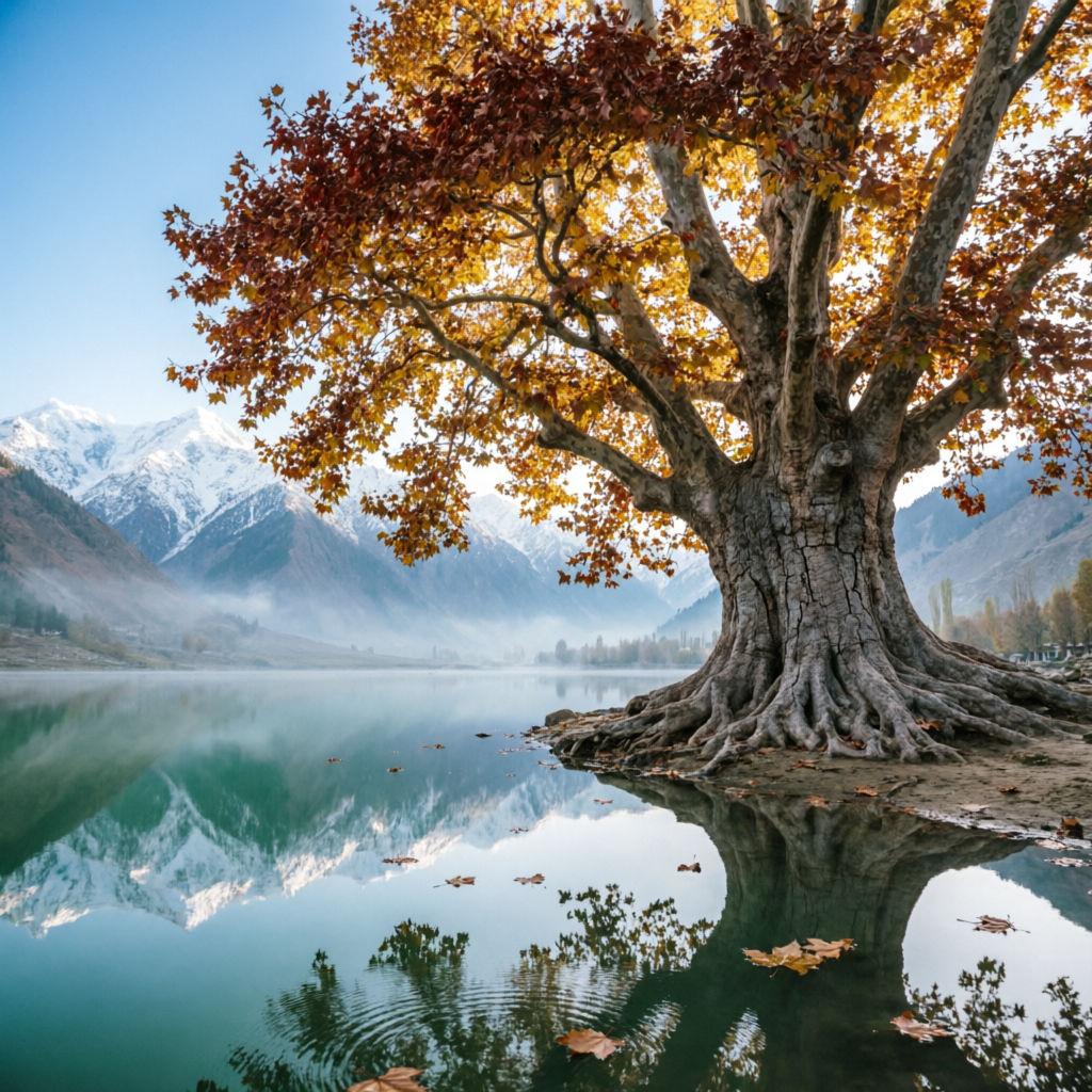 Chinar of Dal Lake