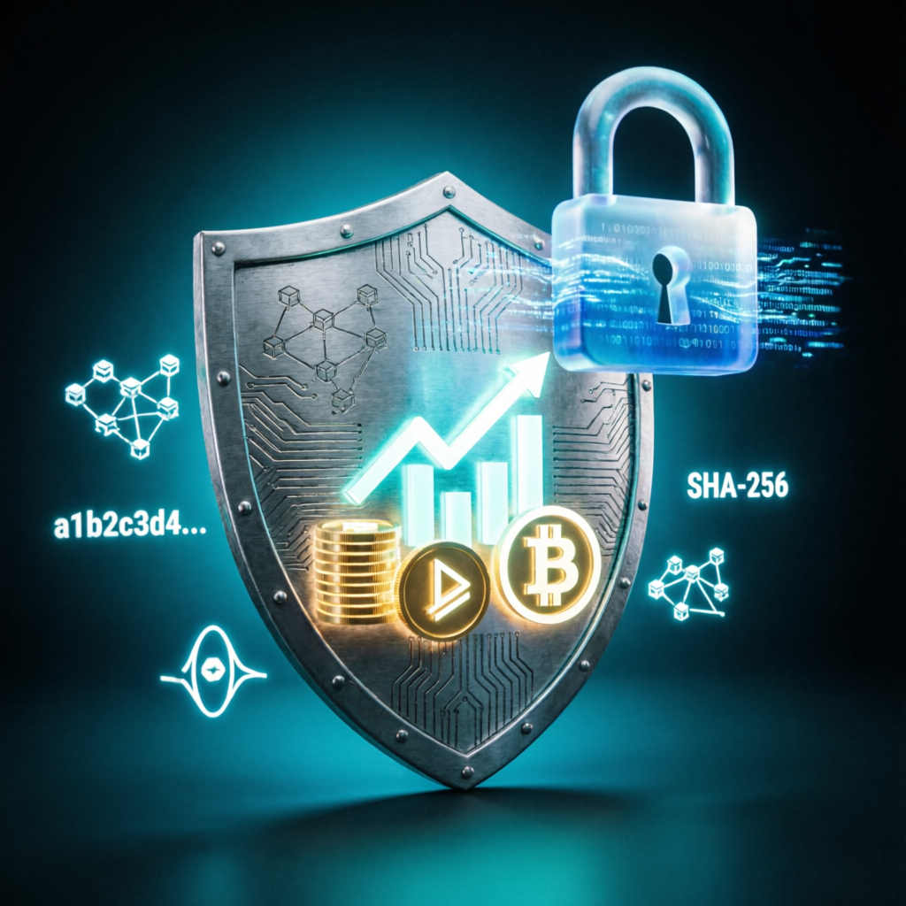 Secure trading platform with encryption and blockchain security features