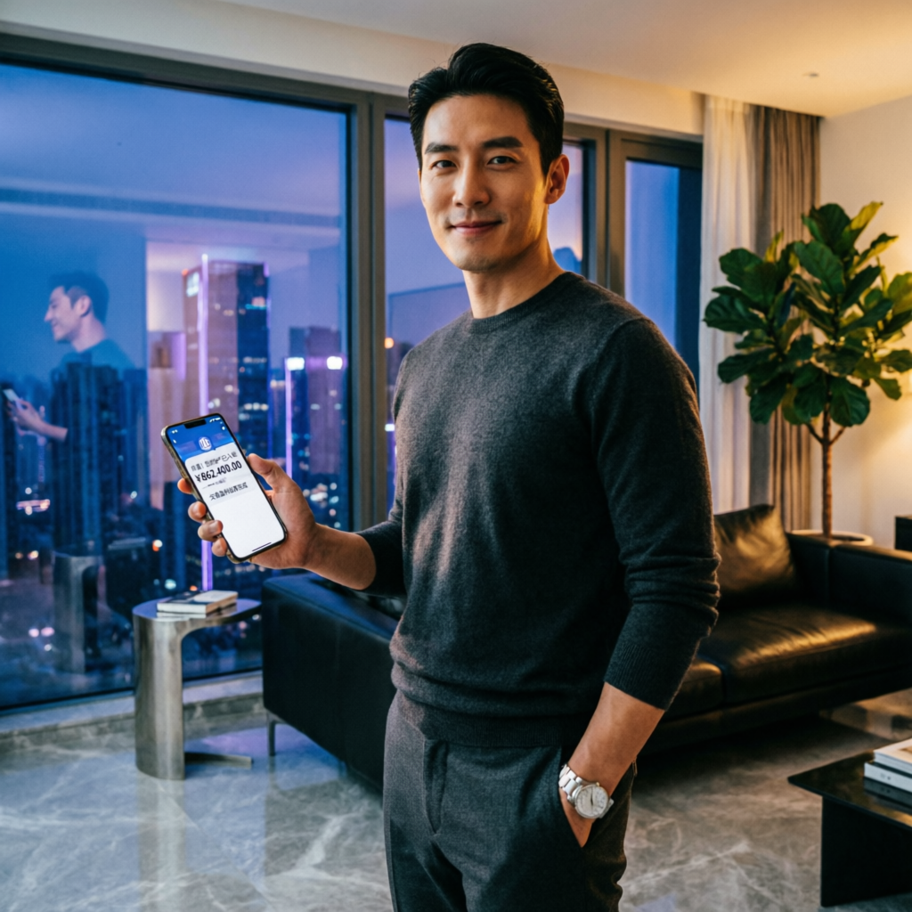 Successful trader celebrating profit payout