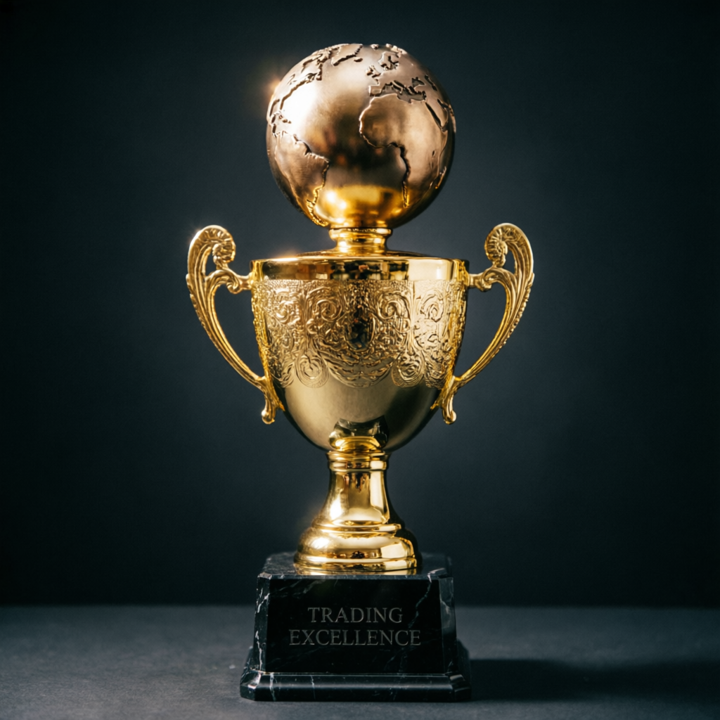 Trading excellence award trophy