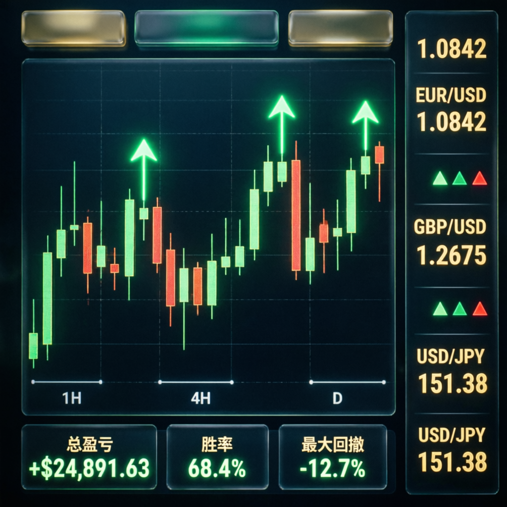 Advanced trading dashboard with live forex charts
