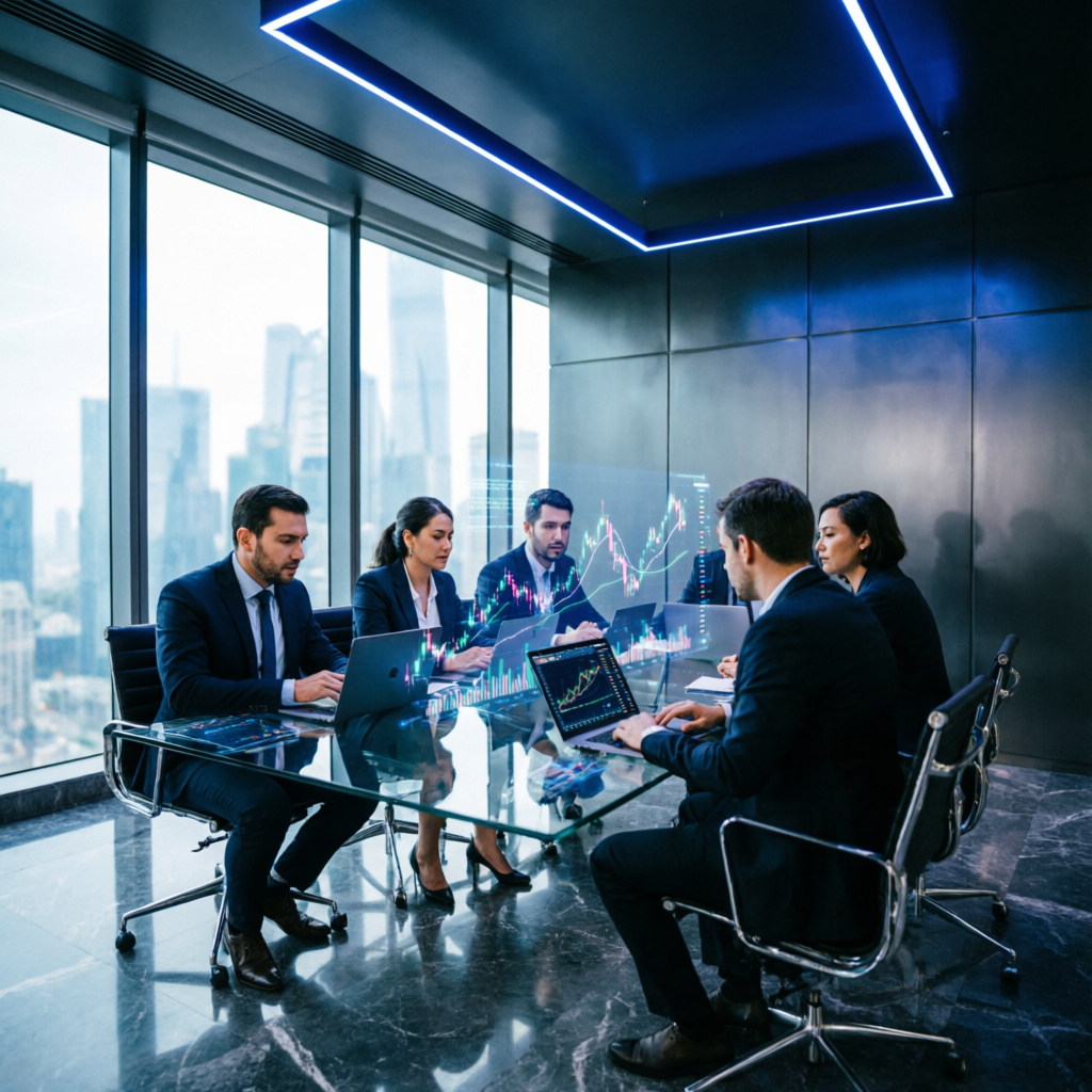 Professional team of Prop Funded Kings experts analyzing trading data