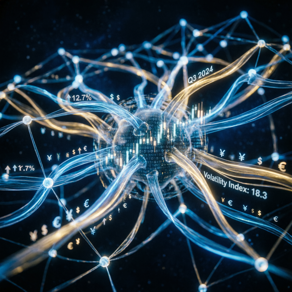 AI neural network visualization for Apex 300K trading strategy