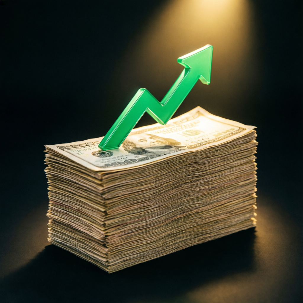 Successful Topstep payout with growing profits representing funded account success