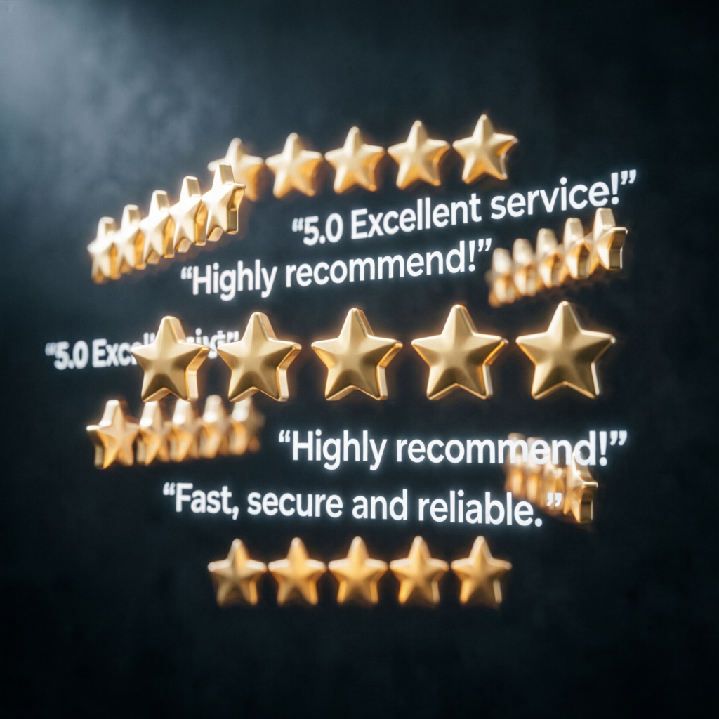 Trustpilot 5-star reviews for prop firm passing service showing excellent customer satisfaction